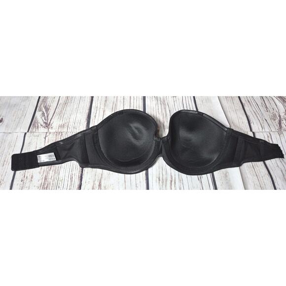 Wacoal Bra 34D Black 854119 Red Carpet Full Busted Convertible Strapless NWT - Picture 6 of 8
